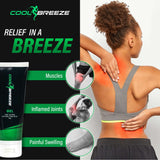 Cool Breeze Fast-Acting Pain Relief Gel with Natural Menthol, Arthritis Relief Gel, Muscle Recovery Cream, Cooling Joint Comfort