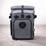 Convertible Cooler Backpack with Dual-Mode Shelf, Insulated Adventure Backpack, Multi-Compartment Cooler Bag, Outdoor Travel Backpack