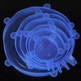 Lids for Kitchen Microwave Bowl - Silicone Food Covers, Microwave Bowl Seal, Leak-Proof Lid Set