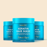 Keratin Repair Hair Mask for Deep Conditioning & Strength, damage repair, frizz control, hair smoothing