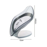 Decor Leaf Shape Self-Draining Soap Holder with Suction Cup for Bathroom & Kitchen, Soap Dish, Drain Tray, Countertop Organizer, Leaf Soap Holder, Self-Draining Soap Dish, Suction Cup Soap Tray