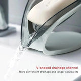 Decor Leaf Shape Self-Draining Soap Holder with Suction Cup for Bathroom & Kitchen, Soap Dish, Drain Tray, Countertop Organizer, Leaf Soap Holder, Self-Draining Soap Dish, Suction Cup Soap Tray