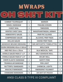Emergency Trauma Medical Kit with 80 Essential Supplies, First Aid Kit, Emergency Preparedness, Survival Gear