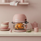 Fritaire Self-Cleaning Non-Toxic Glass Air Fryer 9-in-1 Countertop Oven, Teflon-Free Air Fryer, PFAS-Free Cooker, Convection Oven - Lavendar