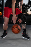 Mid-Length Padded Knee Sleeve - Black – knee support, sports protection, compression gear