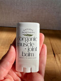Natural Northern Organic Muscle + Joint Herbal Balm 0.5 oz Stick - Arnica, Targeted Comfort, Botanical Care