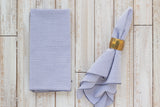 Seersucker Everyday Napkins, set of four - Everyday Table Linens, Colorful Cloth Napkins, Reusable Cotton Napkins