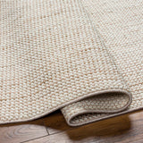 Gowan Beige Minimalist Area Rug – natural texture, modern simplicity, farmhouse