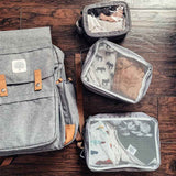 Travel Packing Cube Organizer Set for Suitcase, Bags & Luggage, family travel, baby essentials, suitcase organization