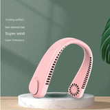 Rechargeable Bladeless Neck Fan with USB Charging and 3 Speed Cooling, Wearable Hands-Free Fan, Personal Neck Cooling Fan, Lightweight Travel Fan