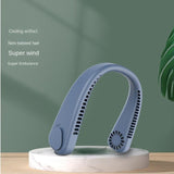 Rechargeable Bladeless Neck Fan with USB Charging and 3 Speed Cooling, Wearable Hands-Free Fan, Personal Neck Cooling Fan, Lightweight Travel Fan