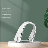 Rechargeable Bladeless Neck Fan with USB Charging and 3 Speed Cooling, Wearable Hands-Free Fan, Personal Neck Cooling Fan, Lightweight Travel Fan