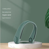 Rechargeable Bladeless Neck Fan with USB Charging and 3 Speed Cooling, Wearable Hands-Free Fan, Personal Neck Cooling Fan, Lightweight Travel Fan