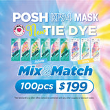 NEW Tie-Dye POSH KF94 Mix and Match 100pcs