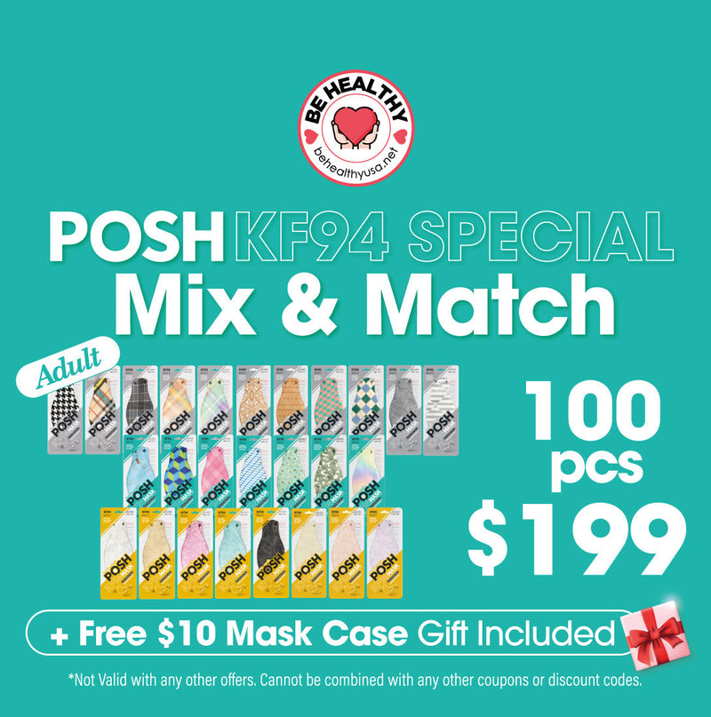 POSH KF94 Special Mix and Match - Adults 100pcs