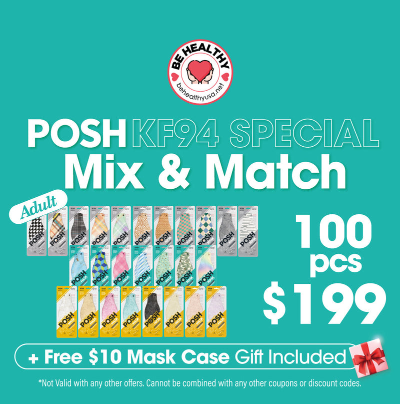 POSH KF94 Special Mix and Match - Adults 100pcs