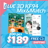 Blue 3D KF94 Mix & Match Special 200pcs is Back!