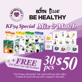 Be Healthy KF94 Special Mix and Match - 30pcs