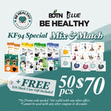 Be Healthy KF94 Special Mix and Match - 50pcs