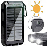 SOS Solar Phone Charger – power bank, solar charger, emergency battery