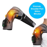 Heated Neck & Shoulder Therapy Massager – Red Light Recovery Wrap, Deep Tissue Relief Device, At-Home Rehab Solution