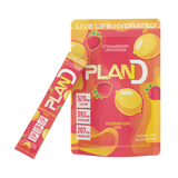 Plan D Strawberry Lemonade Zero Sugar Electrolyte Hydration Drink Mix, Electrolyte Powder, Clean Hydration, Sports Recovery