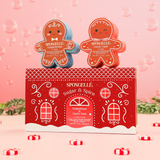 Sugar & Spice Holiday Gingerbread Gift Set – Festive Body Buffers — gingerbread, candy-cane, exfoliating