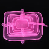 Lids for Kitchen Microwave Bowl - Silicone Food Covers, Microwave Bowl Seal, Leak-Proof Lid Set