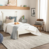 Williford Handwoven Wool Area Rug – striped design, artisan texture, neutral tones