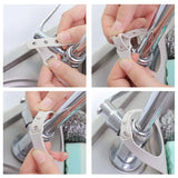 Kitchen Cleaning Tools Organizer - Sink Hanging Organizer, Double-Layer Storage, Kitchen Cleaning Caddy