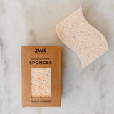 Cellulose Kitchen Sponges - Biodegradable, Zero Waste Sponges, 100% Wood Pulp