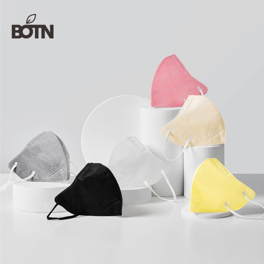 BOTN KF94 2D Mask Large / Yellow - 1pc