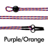 Adjustable Mask Lanyard - Purple/Orange