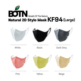 BOTN KF94 2D Mask Large / Black - 1pc