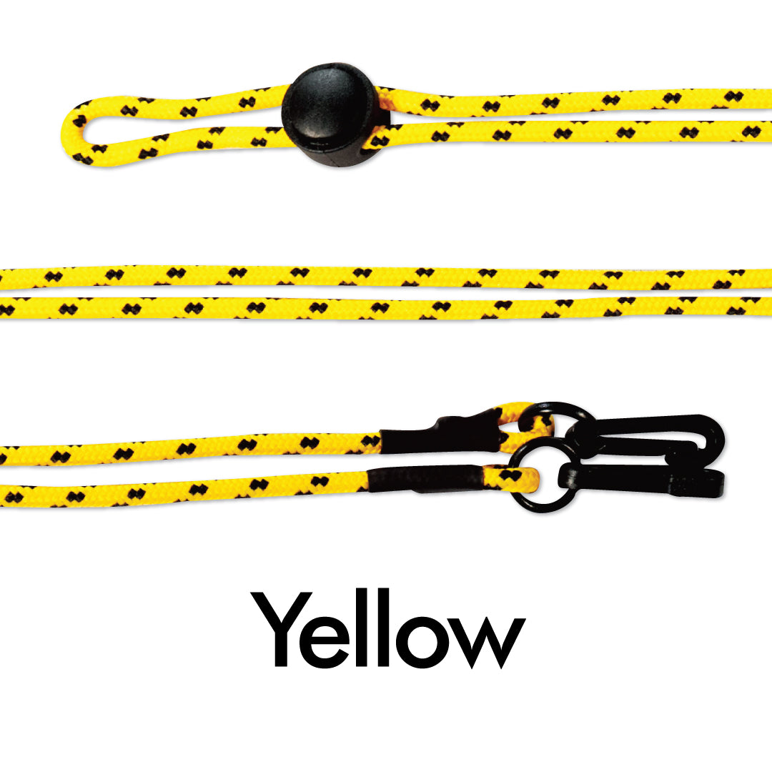 Adjustable Mask Lanyard - Yellow