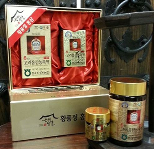 6 Years Punggi Korean Red Ginseng Extract Gift Set 240g + 30g - Be Healthy USA