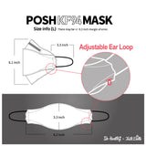 POSH KF94 Mask Melange Cherry Blossom (C07) - 1pc