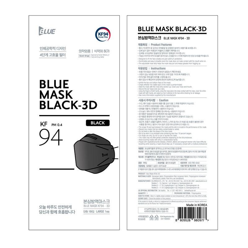 BLUE KF94 MASK – Be Healthy
