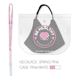 Mask Case Pink White with Be Healthy Logo for Bundle