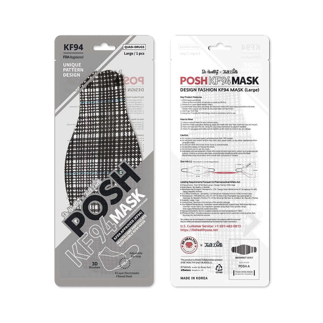 POSH KF94 Mask Manhattan (A03)