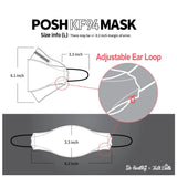POSH KF94 Mask Romantic Lace (A06) - 1pc
