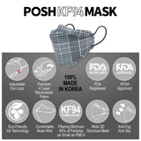 POSH KF94 Mask Manhattan (A03) - 1pc