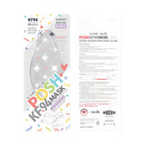 POSH KIDS KF94 Small Mask Little Stars - Gray (KA13) - 1pc