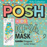POSH KIDS KF94 Small Mask Little Dragons - Junior Green (KA16) - 1pc