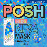 POSH KIDS KF94 Small Mask Little Dinos - Blue (KA18)
