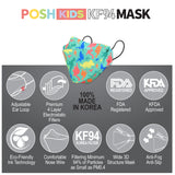 POSH KIDS KF94 Small Mask Little Dinos - Green (KA19)