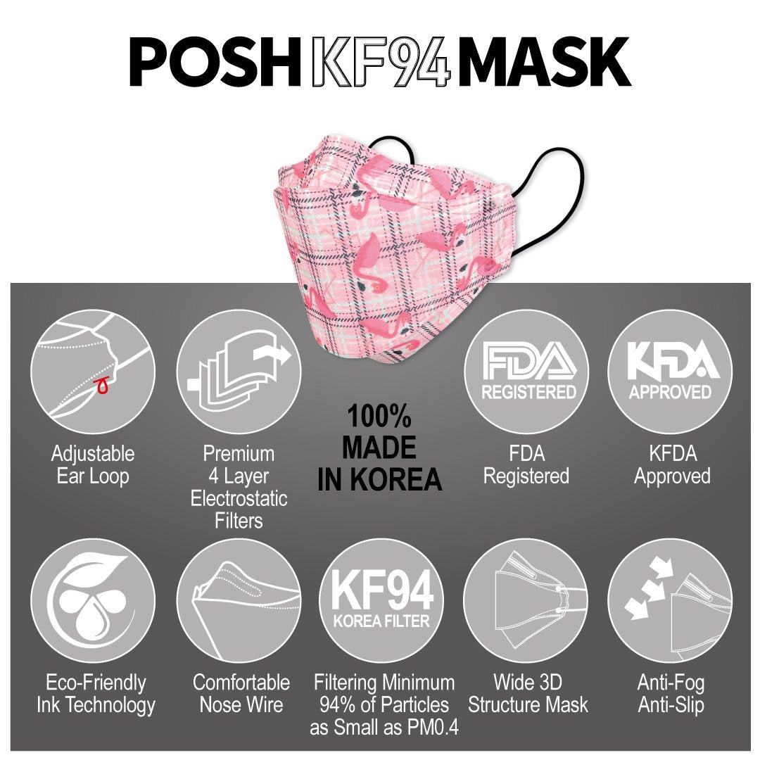 POSH KF94 Mask Funky Tuesday (B07) - 1pc
