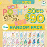 Posh KF94 Mask Special Random 50 pcs Pack - Kid