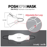 POSH KF94 Mask Palisades Park (B02) - 1pc
