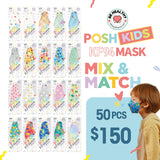 Posh Kids KF94 Mask - 50pcs Mix & Match